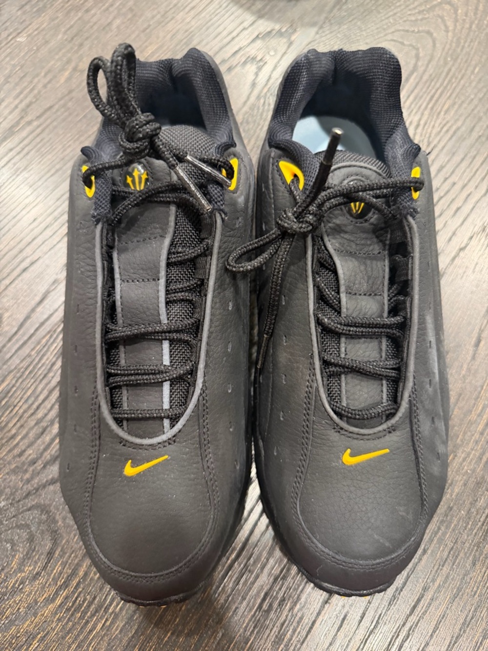 Nike Hot Step Air Terra Drake NOCTA Black Yellow Mens Shoes size 8.5 - Picture 5 of 9